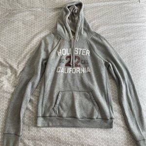 Hollister Hoodie, gray, size XL